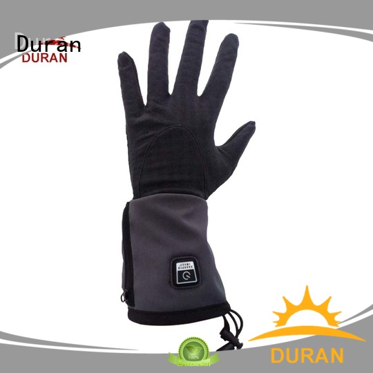 Duran top quality battery operated heated gloves factory for outdoor sports