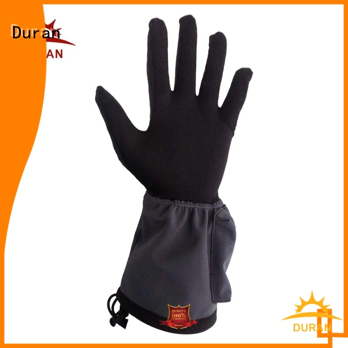 Duran top quality battery operated heated gloves company for outdoor sports