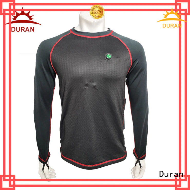Duran best heated base layer manufacturer for cold weather