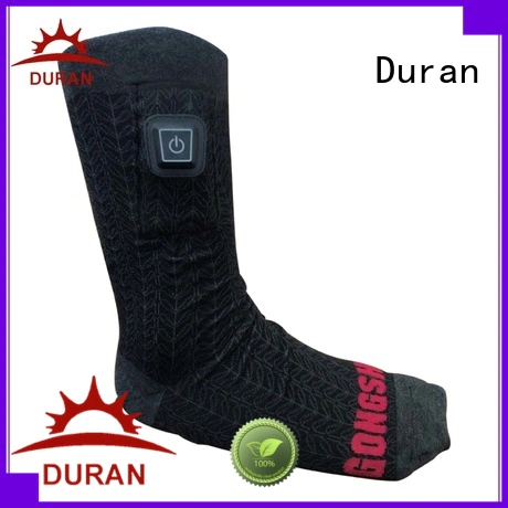 Duran battery operated heated socks company for outdoor activities