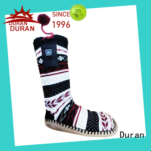 Duran professinal electric heated socks manufacturer for sports