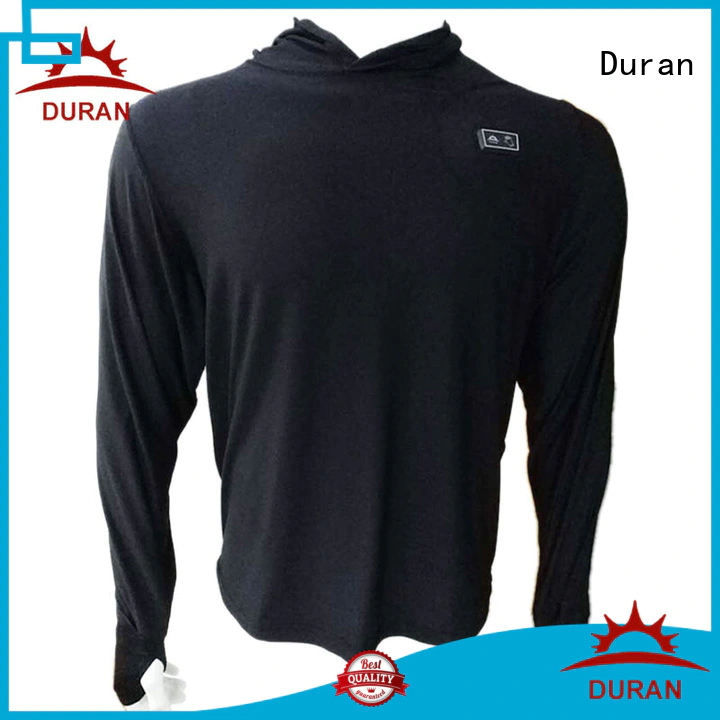 Duran battery heated base layer for cold weather