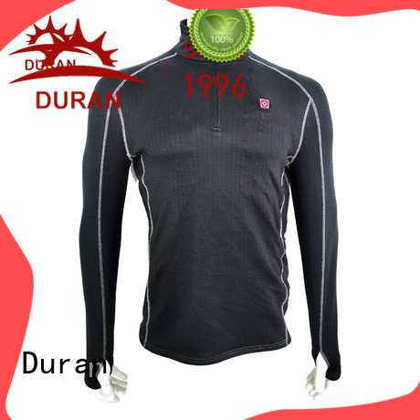 Duran top battery heated base layer supplier for cold weather