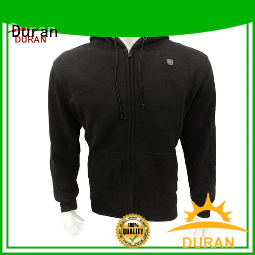 Duran durable battery heated jacket supplier for cold weather