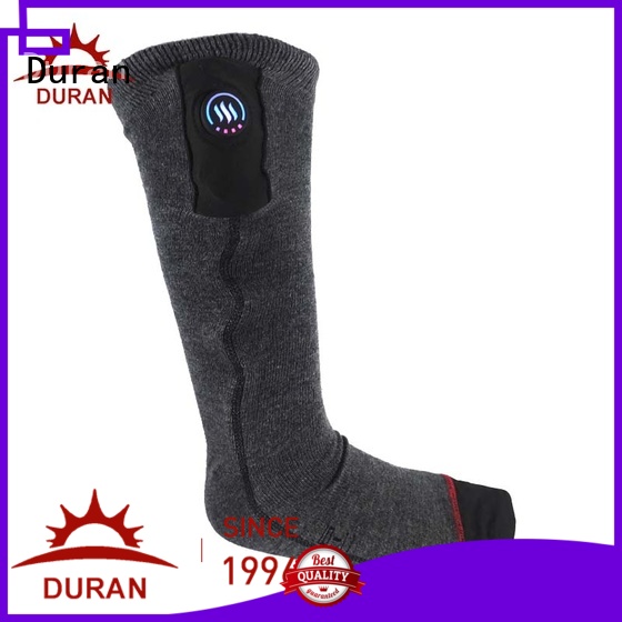 Duran battery powered heated socks for winter