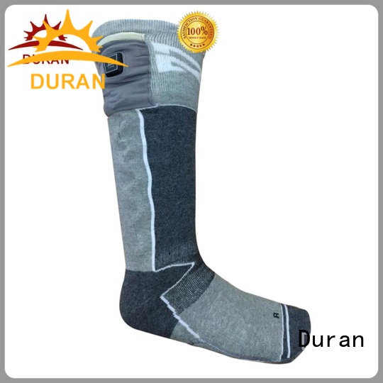 Duran professinal battery operated socks supplier for outdoor activities