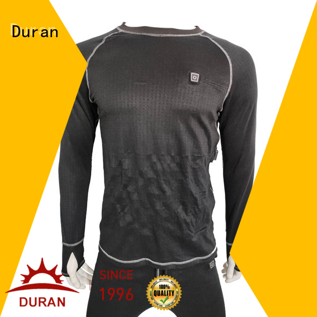 Duran top battery heated base layer for winter