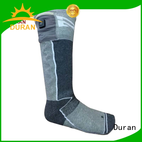 Duran top rated battery operated heated socks manufacturer for winter
