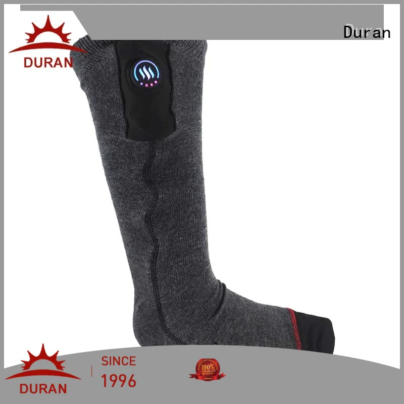 Duran professinal best battery heated socks manufacturer for outdoor activities
