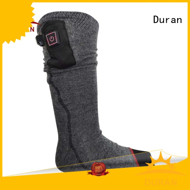 Duran professinal electric heated socks supplier for sports