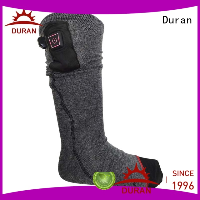 Duran battery operated heated socks company for winter