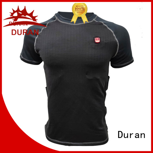 Duran top battery heated base layer supplier for winter