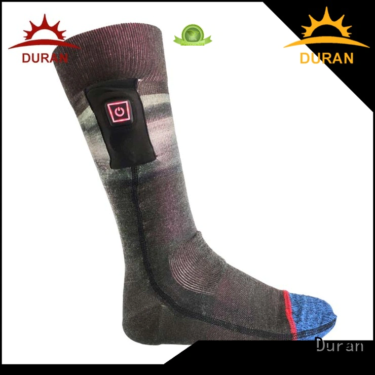Duran battery operated heated socks factory for winter