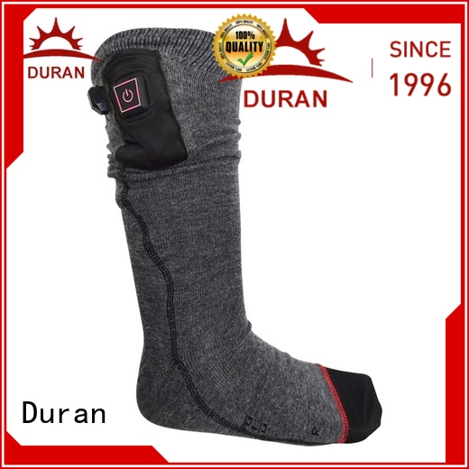 Duran great battery operated heated socks supplier for outdoor work