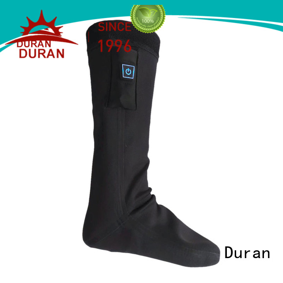 Duran professinal best heated socks company for outdoor activities