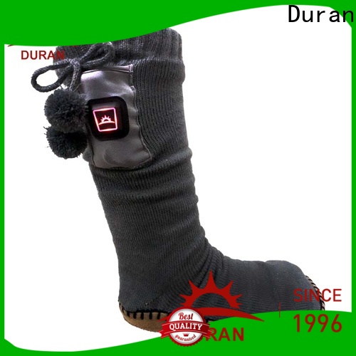 Duran top rated electric warming socks supplier for outdoor activities
