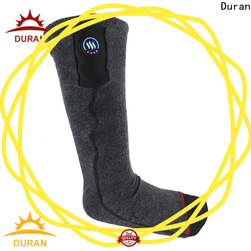 Duran professinal battery warming socks supplier for outdoor activities