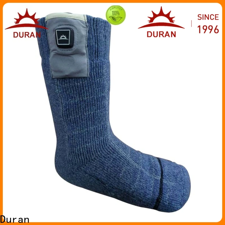Duran battery operated heated socks supplier for outdoor work