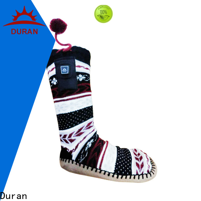 Duran battery powered heated socks factory for winter