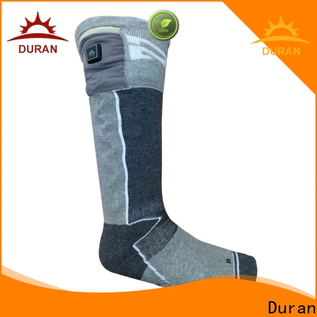 Duran professinal best battery heated socks supplier for sports