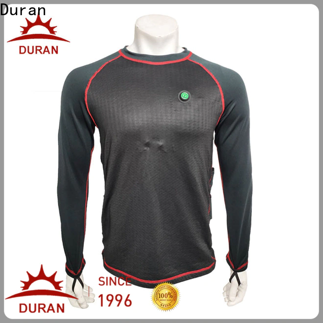 Duran best heated base layer supplier for cold weather