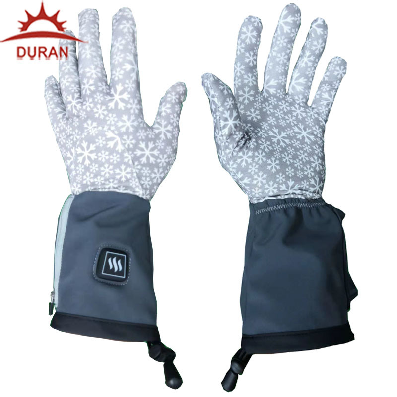 Duran Snowflakes printing Skin-Fit Liner Glove