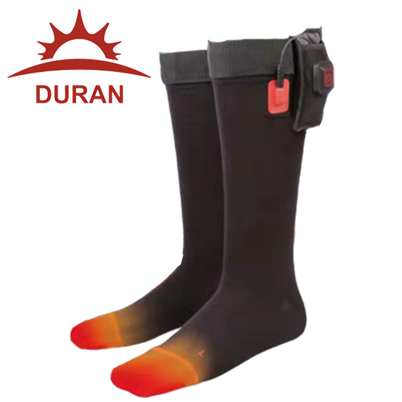 Duran Heated Socks with battery pouch & velcro strap